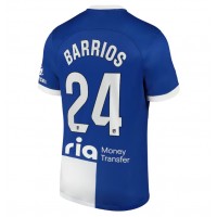 Atletico Madrid Pablo Barrios #24 Udebanetrøje 2023-24 Kortærmet